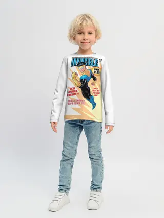 Детский лонгслив / НЕУЯЗВИМЫЙ | INVINCIBLE