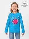 Детский лонгслив / Дельфин с сердечком