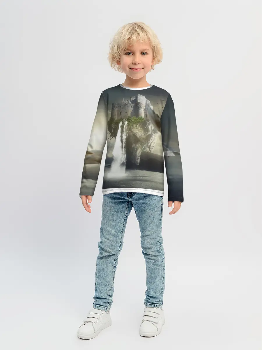 Детский лонгслив / Парящий замак
