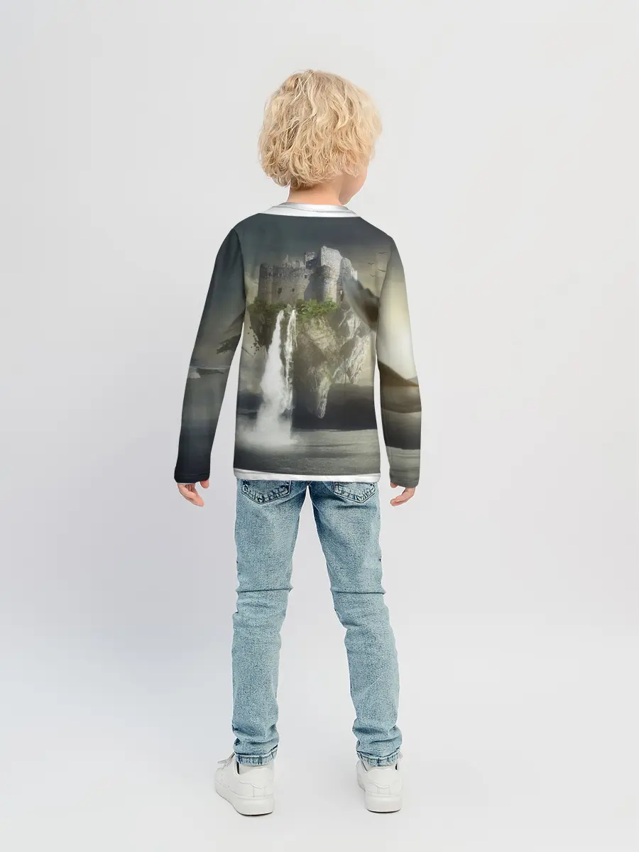 Детский лонгслив / Парящий замак
