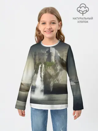 Детский лонгслив / Парящий замак