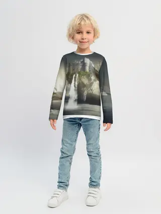 Детский лонгслив / Парящий замак
