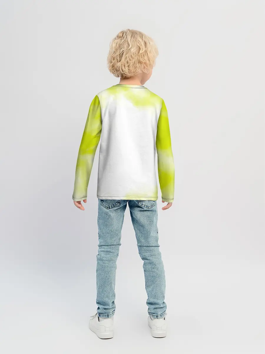 Детский лонгслив / Аста и Юно Чёрный клевер