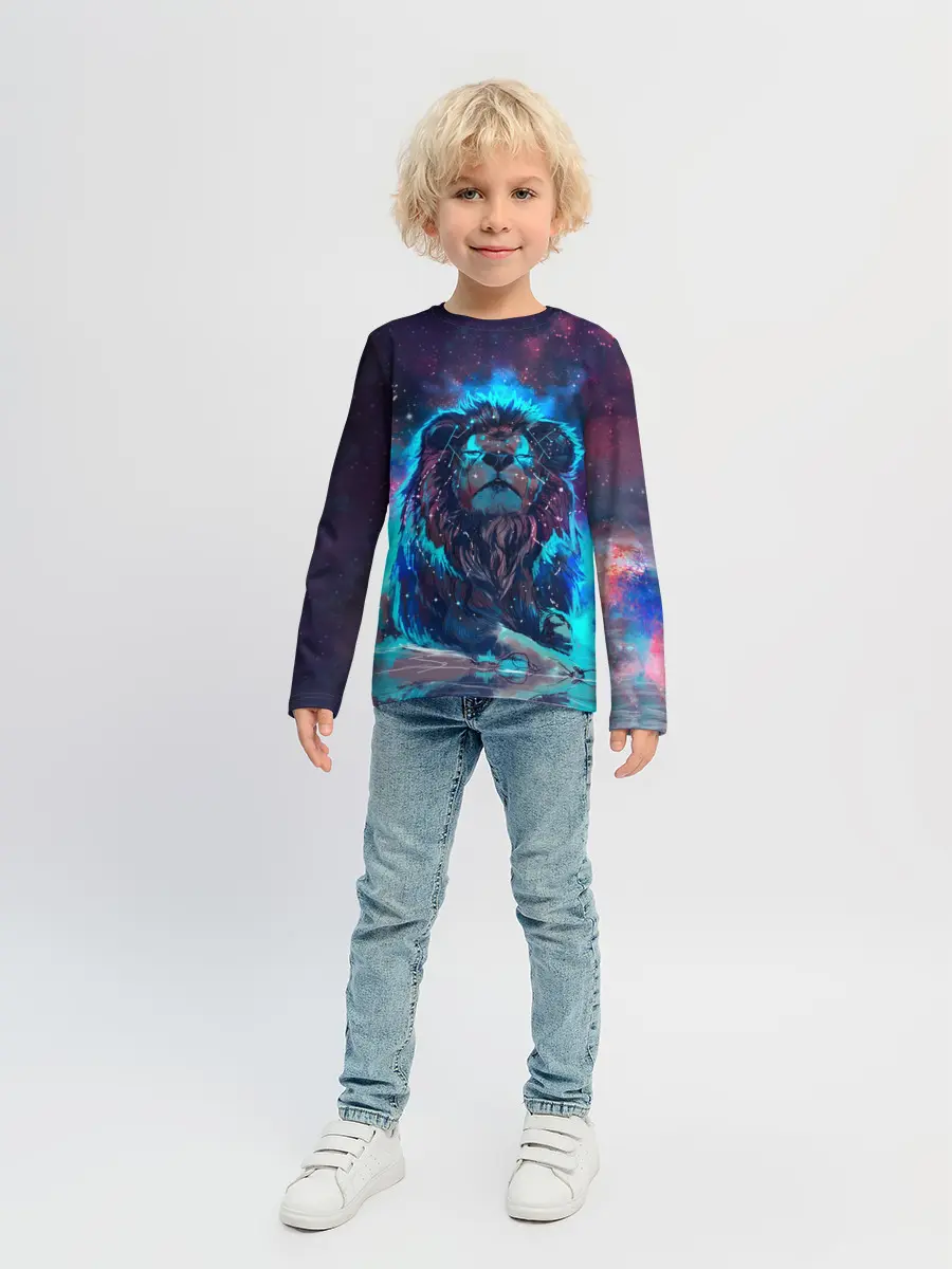 Детский лонгслив / СИЯЮЩИЙ ЛЕВ