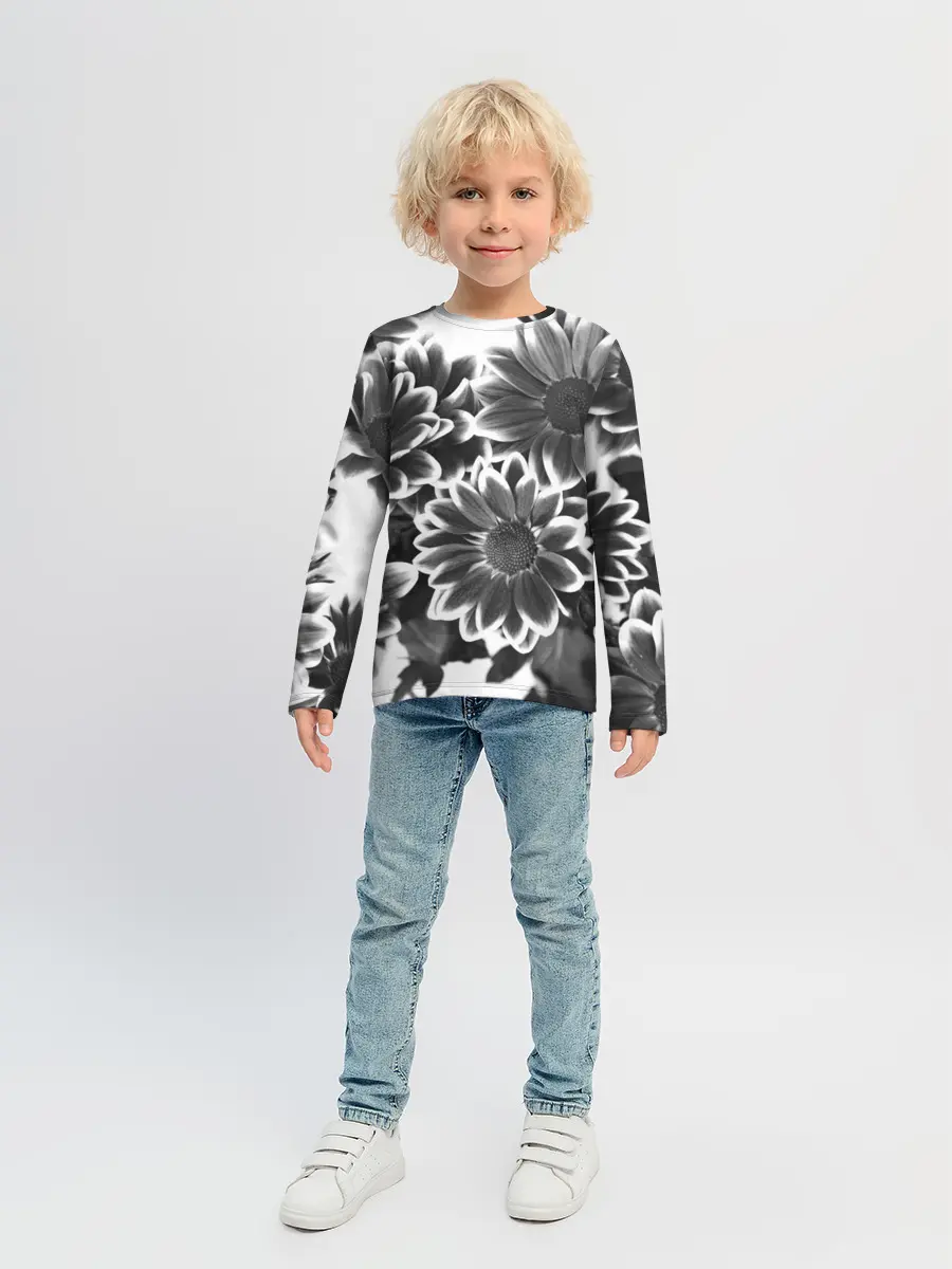 Детский лонгслив / Цветочный Узор