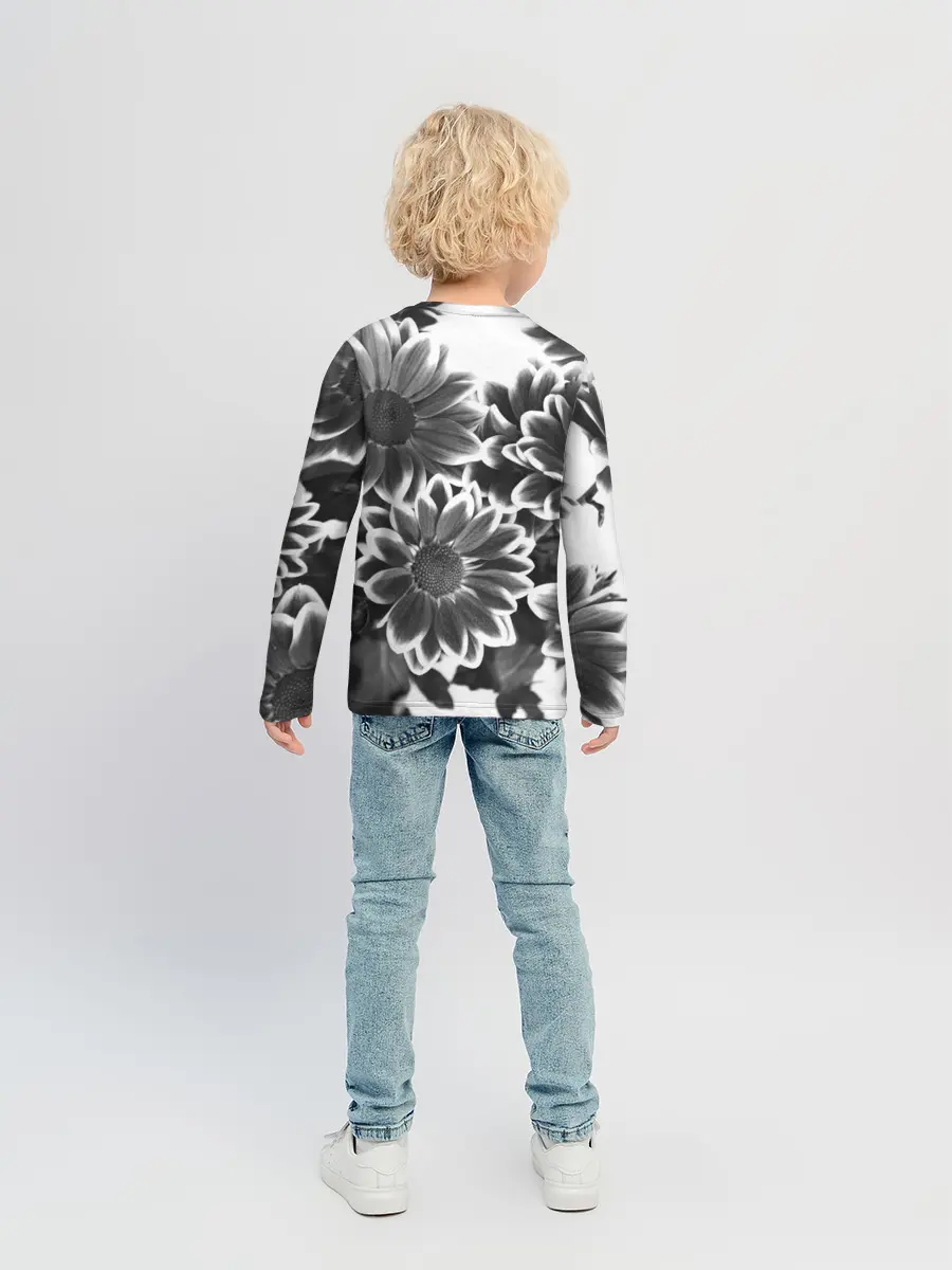 Детский лонгслив / Цветочный Узор