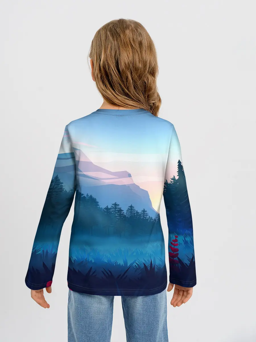 Детский лонгслив / Рассвет