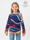 Детский лонгслив / Colored lines