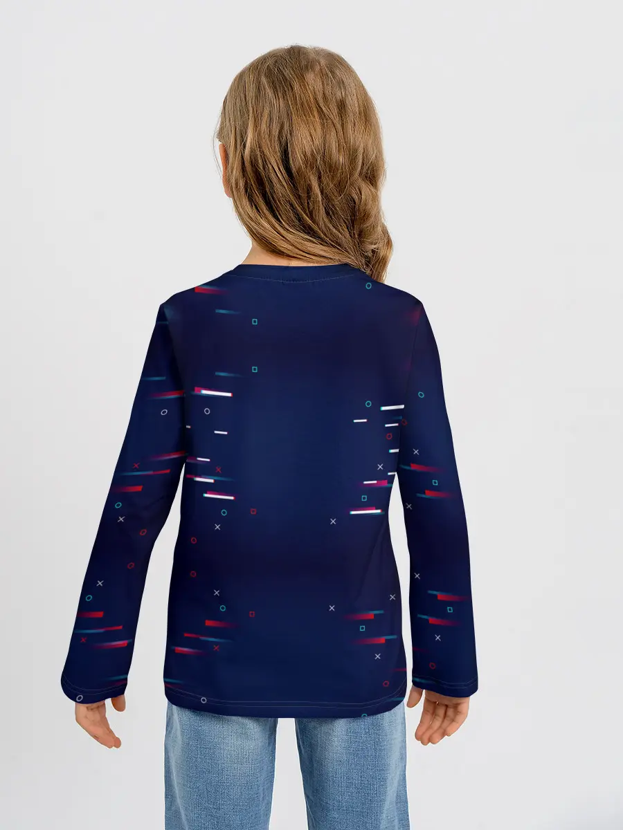 Детский лонгслив / Game Over