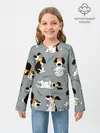 Детский лонгслив / Собаки Бигли