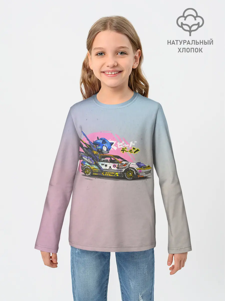Детский лонгслив / Sonic racer