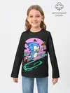 Детский лонгслив / Flying to ring