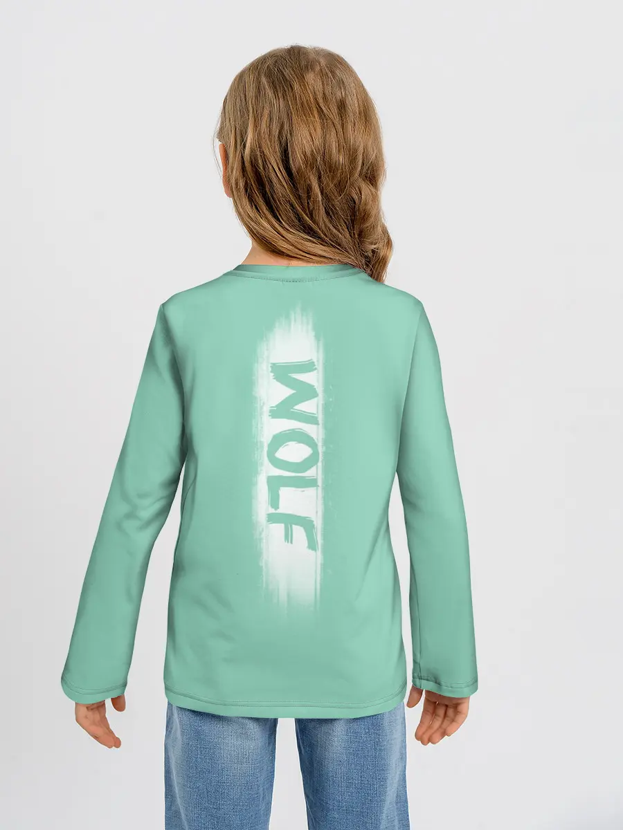 Детский лонгслив / Wolf