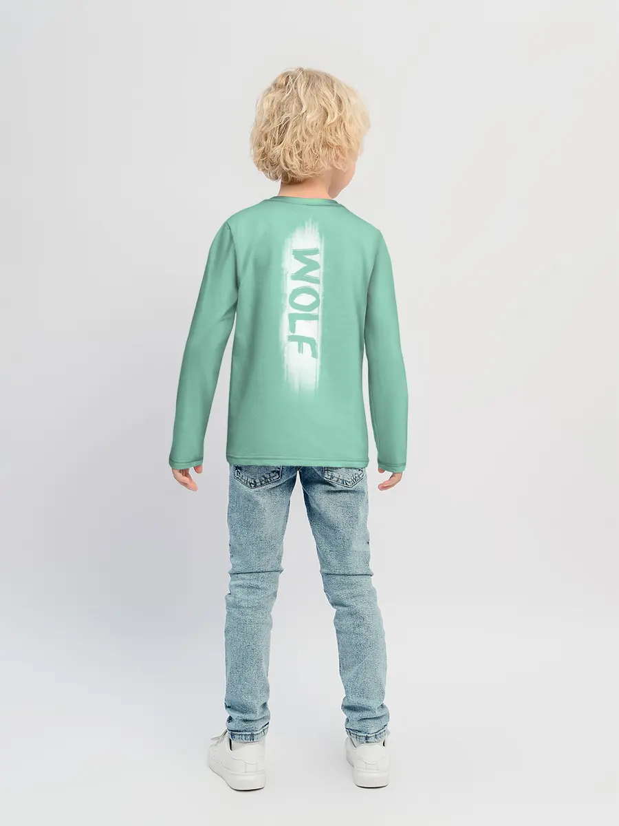 Детский лонгслив / Wolf