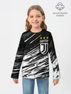 Детский лонгслив / JUVENTUS / ЮВЕНТУС / БРЫЗГИ