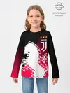 Детский лонгслив / JUVENTUS / ЮВЕНТУС / НЕОН
