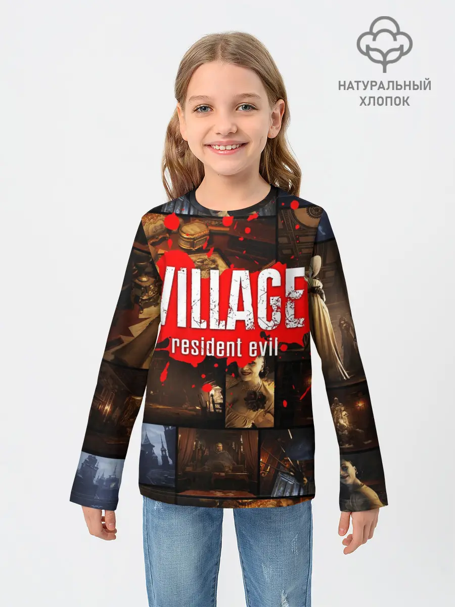Детский лонгслив / RESIDENT EVIL 8 VILLAGE