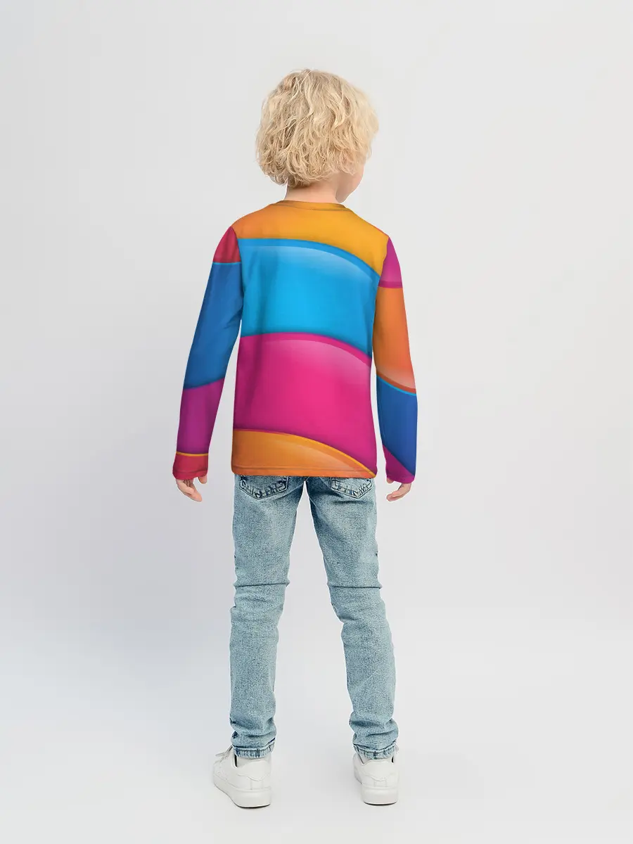 Детский лонгслив / Candy rainbow