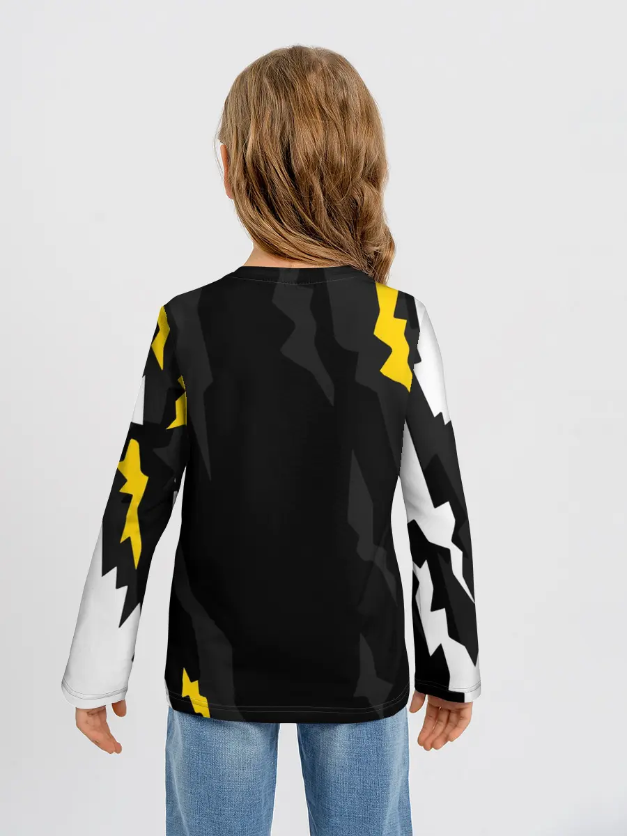 Детский лонгслив / JUVENTUS / ЮВЕНТУС / ПОРЕЗЫ