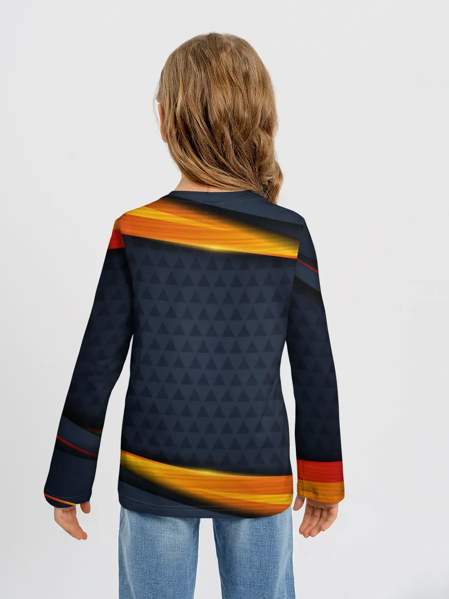 Детский лонгслив / Sport Dark style