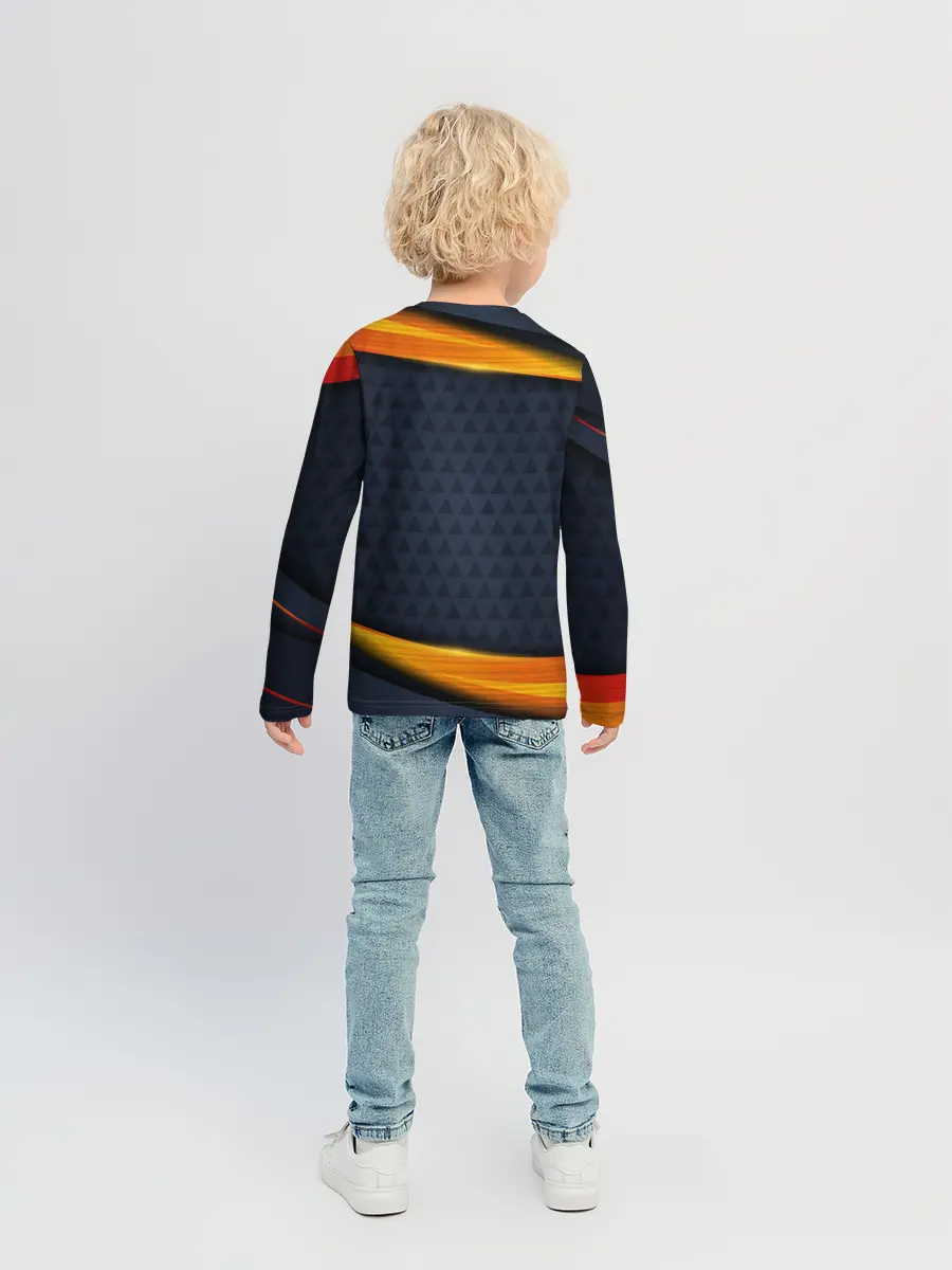 Детский лонгслив / Sport Dark style