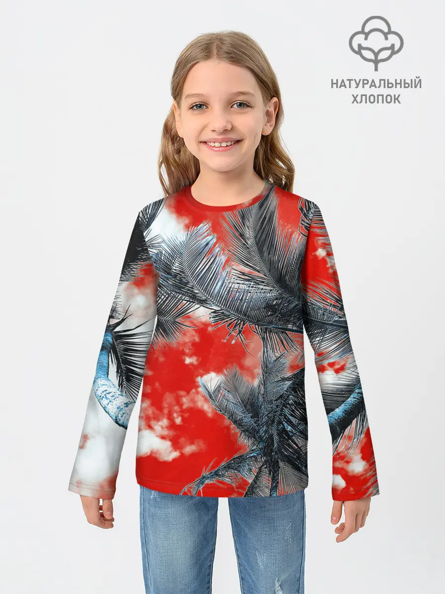 Детский лонгслив / Tropics Inverted