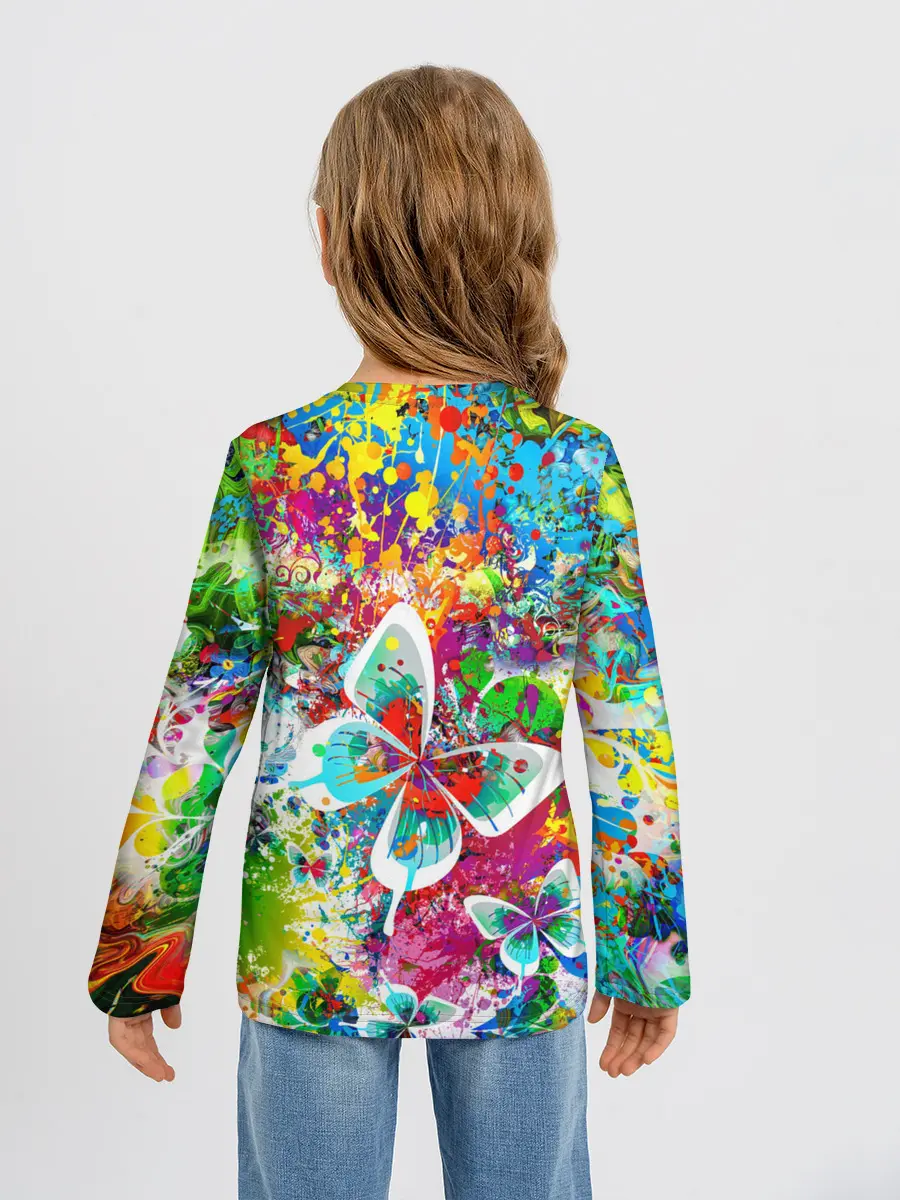 Детский лонгслив / ЯРКИЕ КРАСКИ