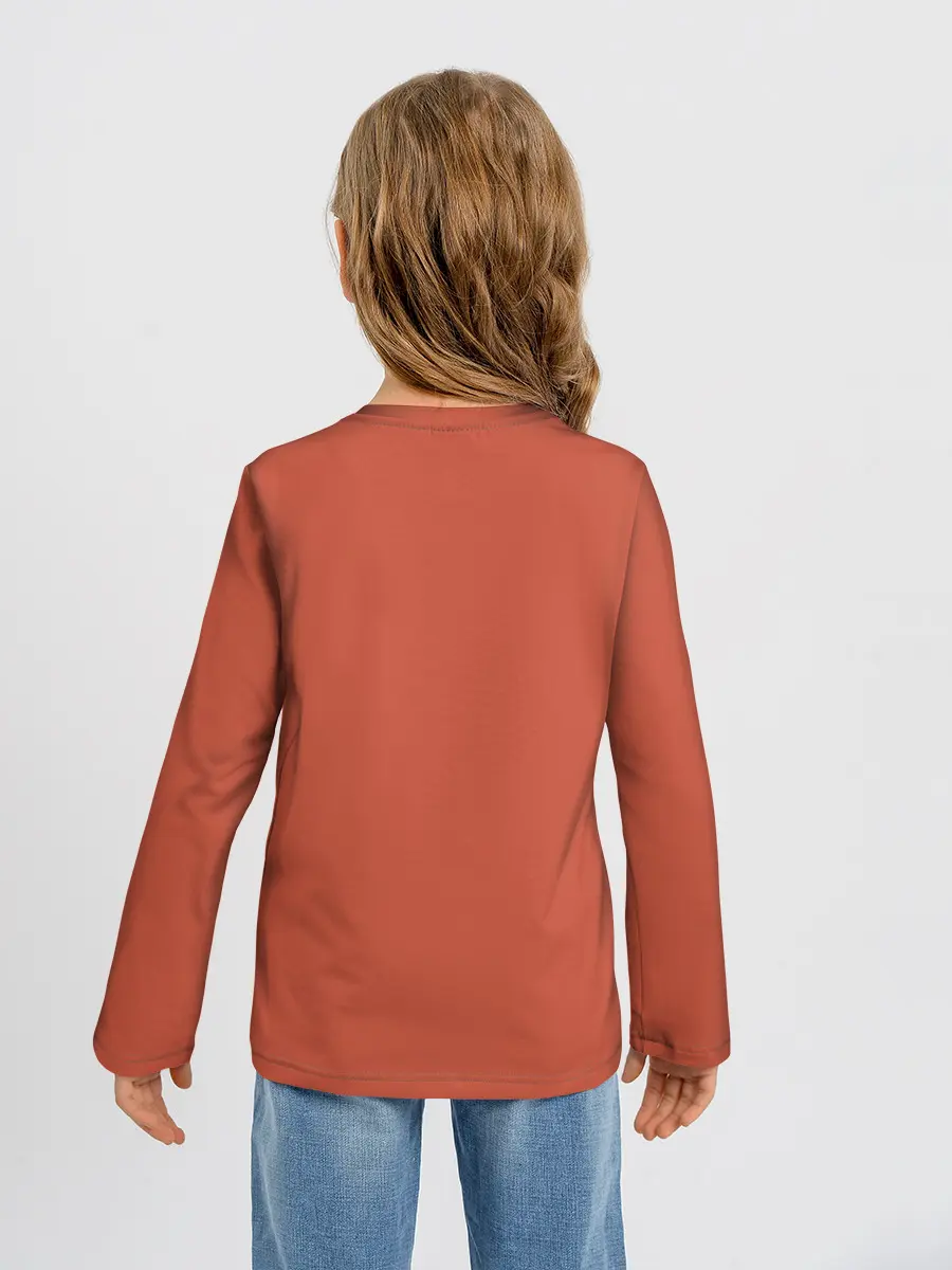 Детский лонгслив / ГОДЗИЛЛА КУШАЕТ