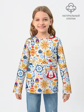 Детский лонгслив / Славянская символика
