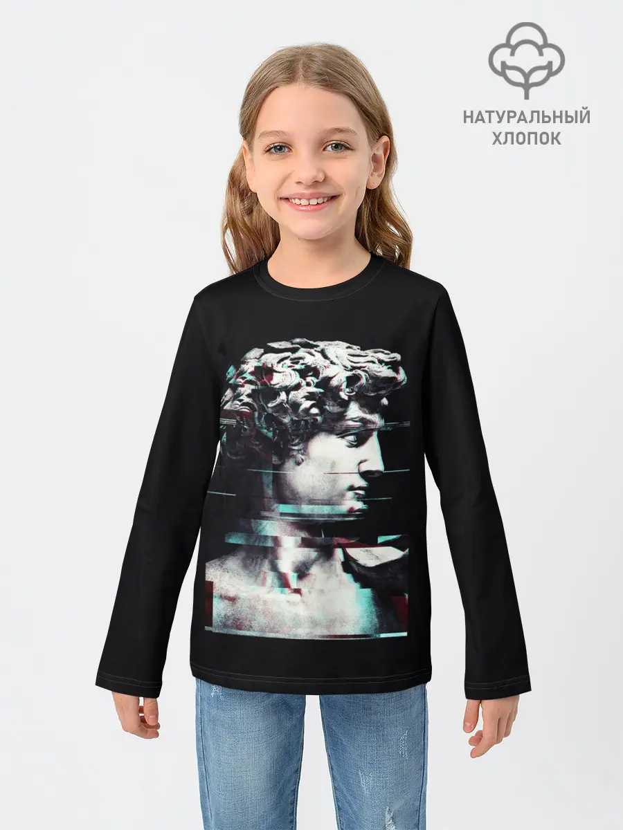 Детский лонгслив / David Glitch