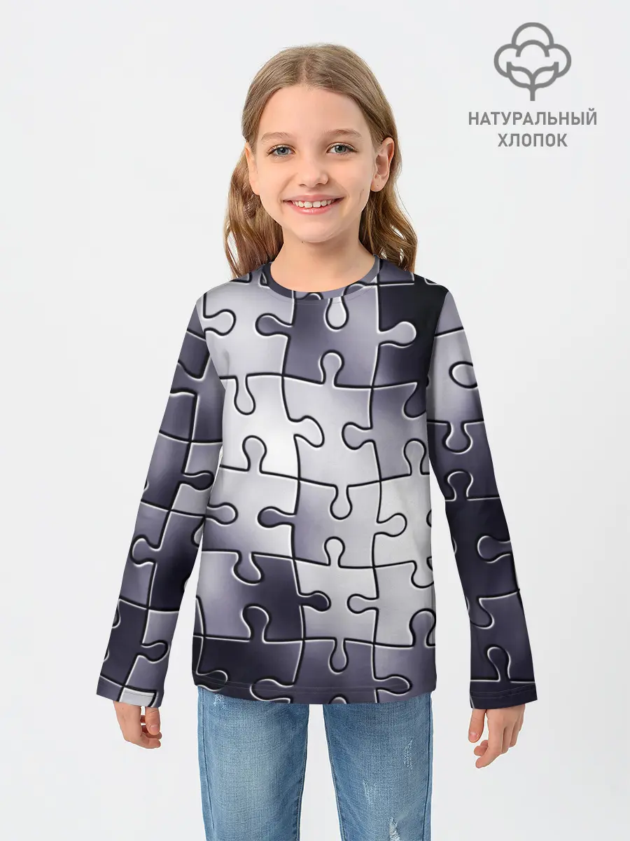 Детский лонгслив / Пазлы