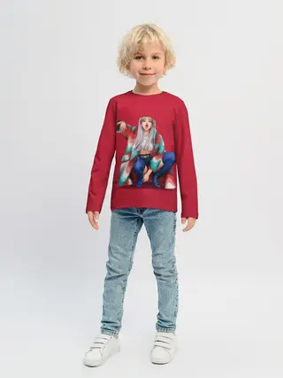 Детский лонгслив / Kill the love | Lisa