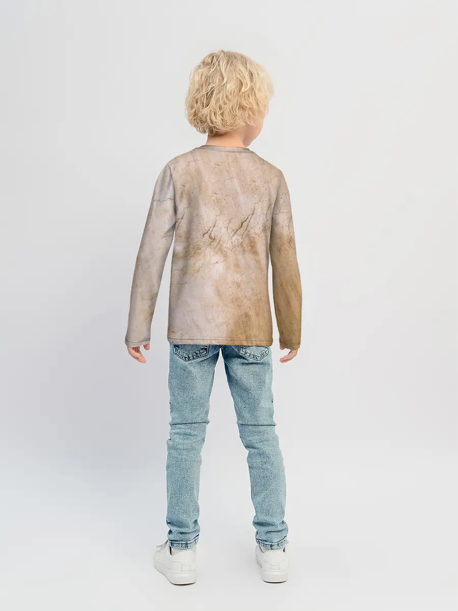 Детский лонгслив / Микеланджело сотворение Адама