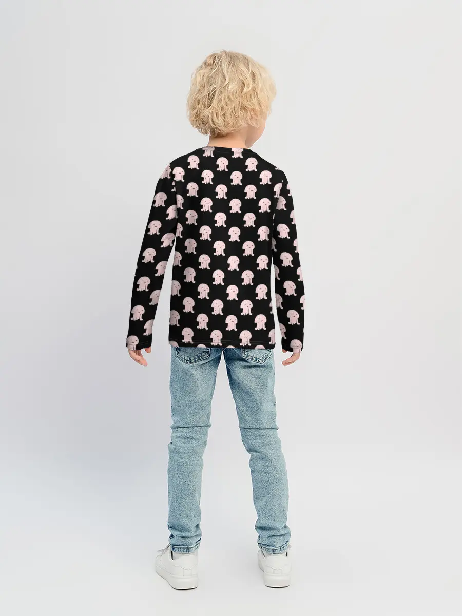 Детский лонгслив / Осьминоги