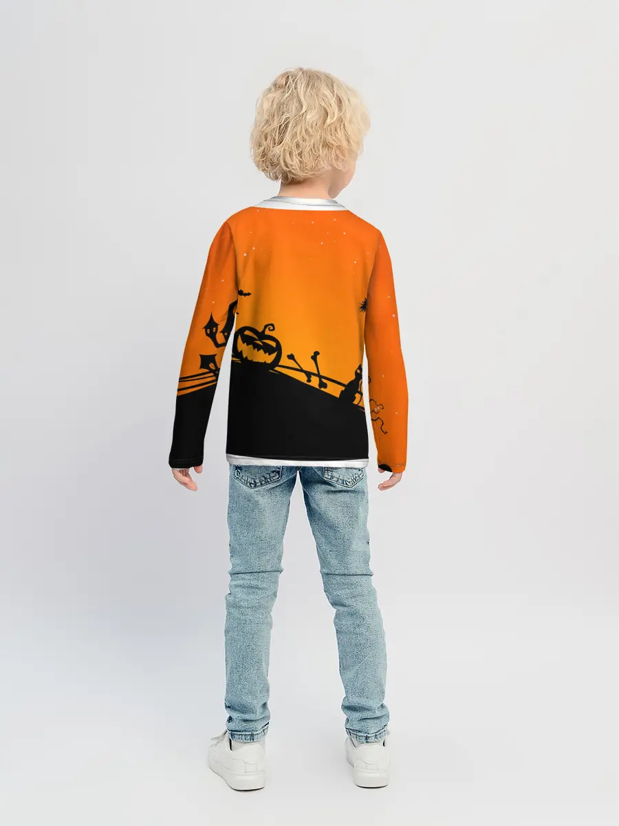 Детский лонгслив / Хэллоуин