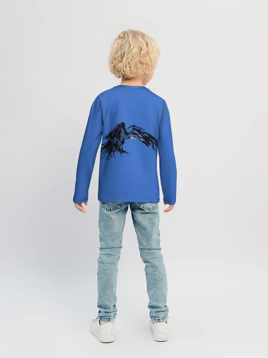 Детский лонгслив / Тень ворона