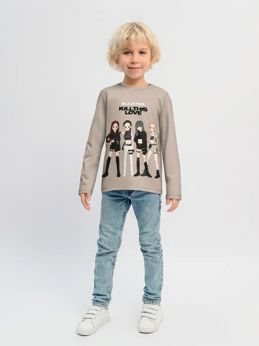 Детский лонгслив / Kill this love