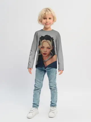 Детский лонгслив / Hot Jennie