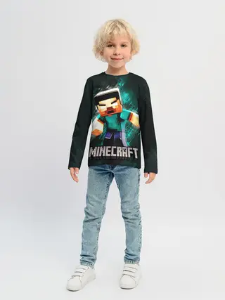 Детский лонгслив / MINECRAFT