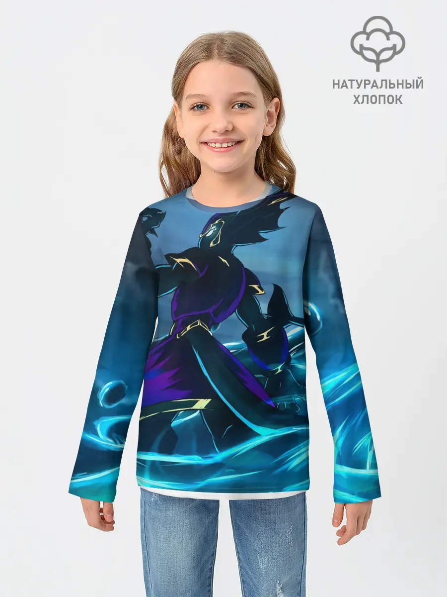 Детский лонгслив / Демон