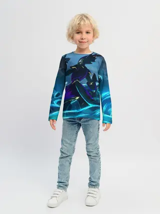 Детский лонгслив / Демон