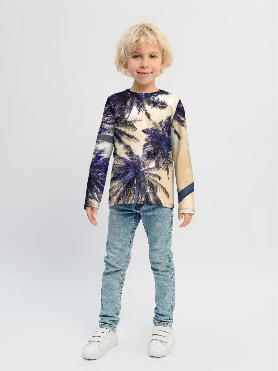 Детский лонгслив / Тропики