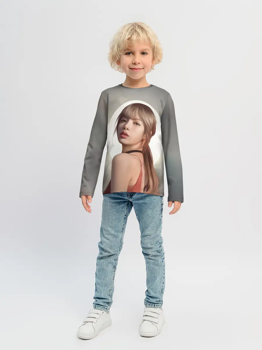 Детский лонгслив / Лиса маслом