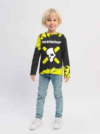 Детский лонгслив / Deathloop - Paint
