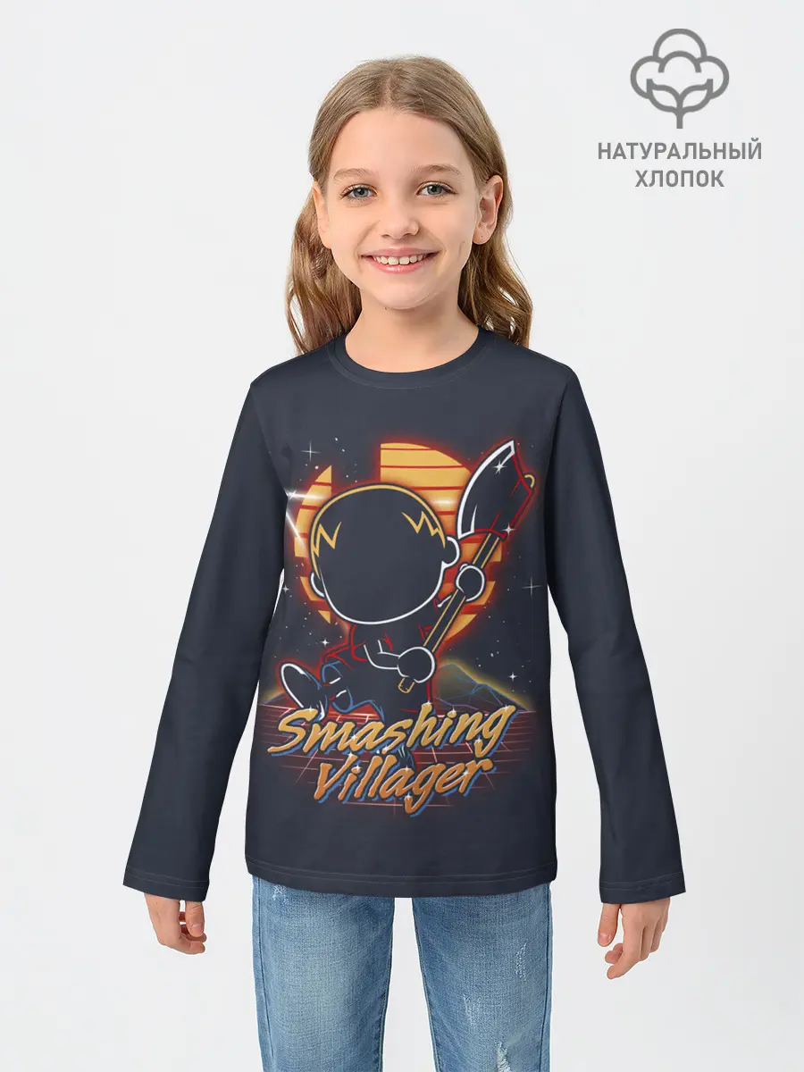 Детский лонгслив / Smashing Villager