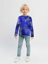 Детский лонгслив / Синие круги