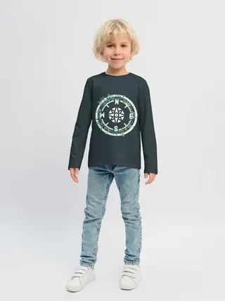 Детский лонгслив / Старый компас