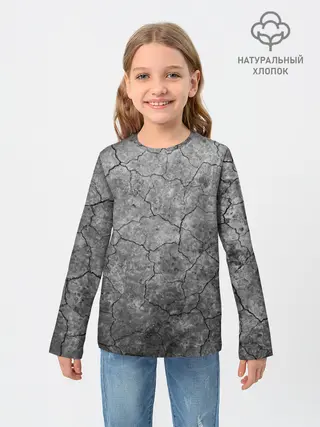 Детский лонгслив / Трещины
