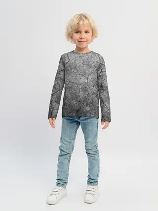 Детский лонгслив / Трещины