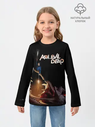 Детский лонгслив / Эш против демона